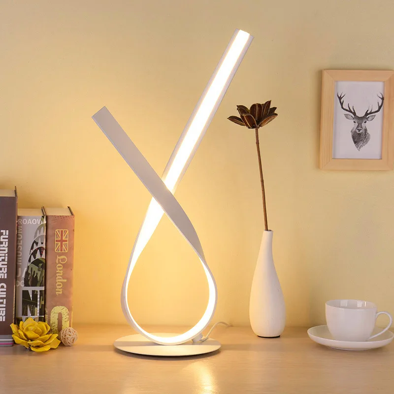 Personality Eye Protecyion Reading Lighting Table Light Creative LED Living Room Dimming Remote Control Touch Decor Desk Lamp