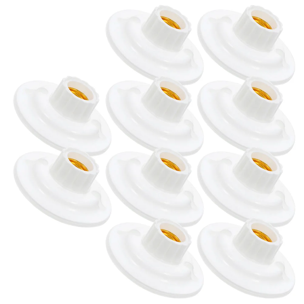 

16 Pcs Chandelier Base Plum Lamp Holder Lampholder Pp Ceiling Light Pendant Fitting Repair Socket