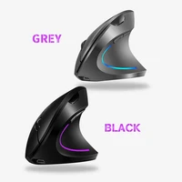 2.4G Wireless Vertical Mouse Rechargeable Upright Ergonomic Mouse 3 Adjustable DPI Levels RGB Flowing Light Plug N Play - Image 5