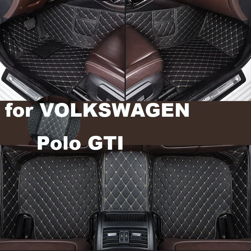 

Autohome Car Floor Mats For VOLKSWAGEN Polo GTI 2012-2016 Year Upgraded Version Foot Coche Accessories Carpetscustomized