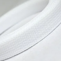 1M 2 4 6 8 10 12 14 16 18 20 25 30 40 mm High Density PET Braided Expandable Sleeve Wire Wrap Insulated Nylon Protector Sheath White