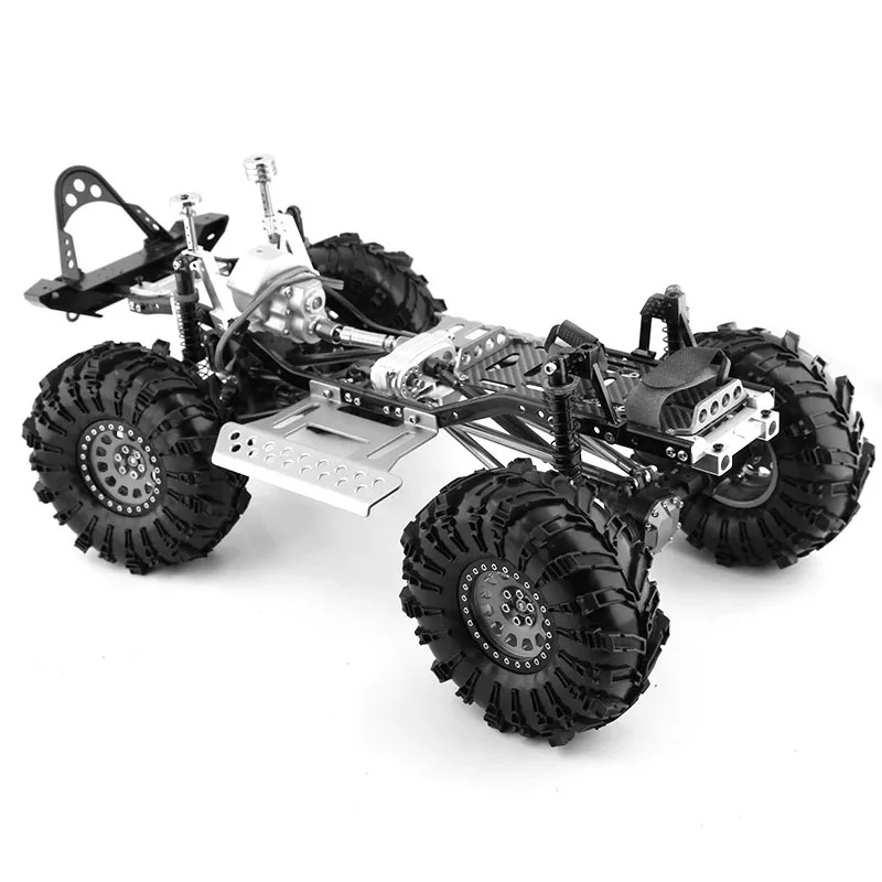 1:10 RC 락 버기 크롤러 자동차용 고무 타이어 휠, 2.2 인치, 초대형 140x55mm, Traxxas TRX4 Axial SCX10 90046 Capra RBX10