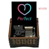 Wind Up Perfect Music Box Wooden Mechanical Movement Custom Singer Print Cute Girlfriend Wife Birthday Festival Christmas Gift 2