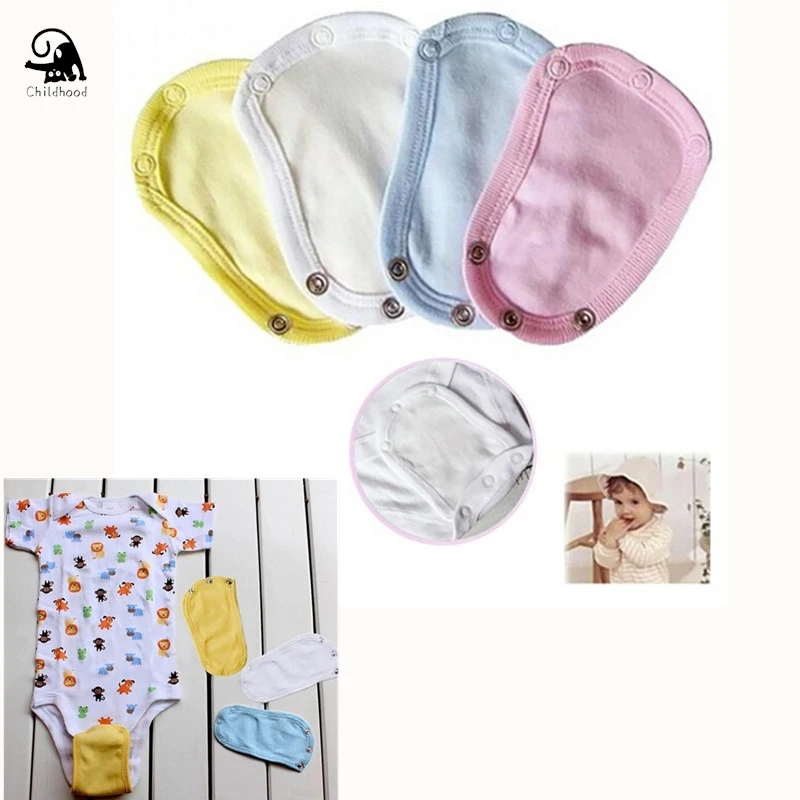 

1PC Lovely Baby Boys Girls Kids Romper Partner Super Utility Bodysuit Jumpsuit Diaper Romper Lengthen Extend Film 4 Colors