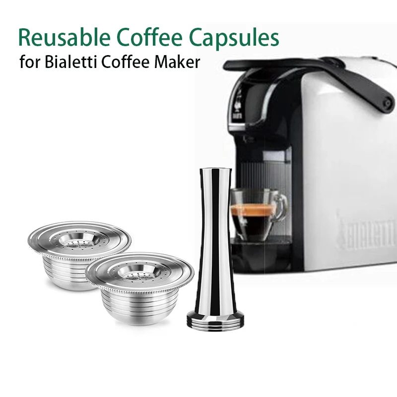 Capsule Di Caffè Riutilizzabili Per Caffettiera Bialetti Brikka Espresso Cup Cialde Filtranti Riutilizzabili In Acciaio Inossidabile