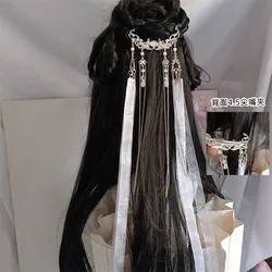 Ancient Chinese Han Fu Cosplay Streamer Headwear Dance Stage Adult Ancient Costume Hanfu Accessory Halloween Carnival Party