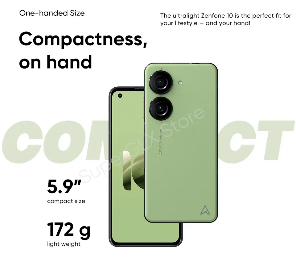 2023 New Global Version ASUS Zenfone 10 5G Snapdragon 8 Gen