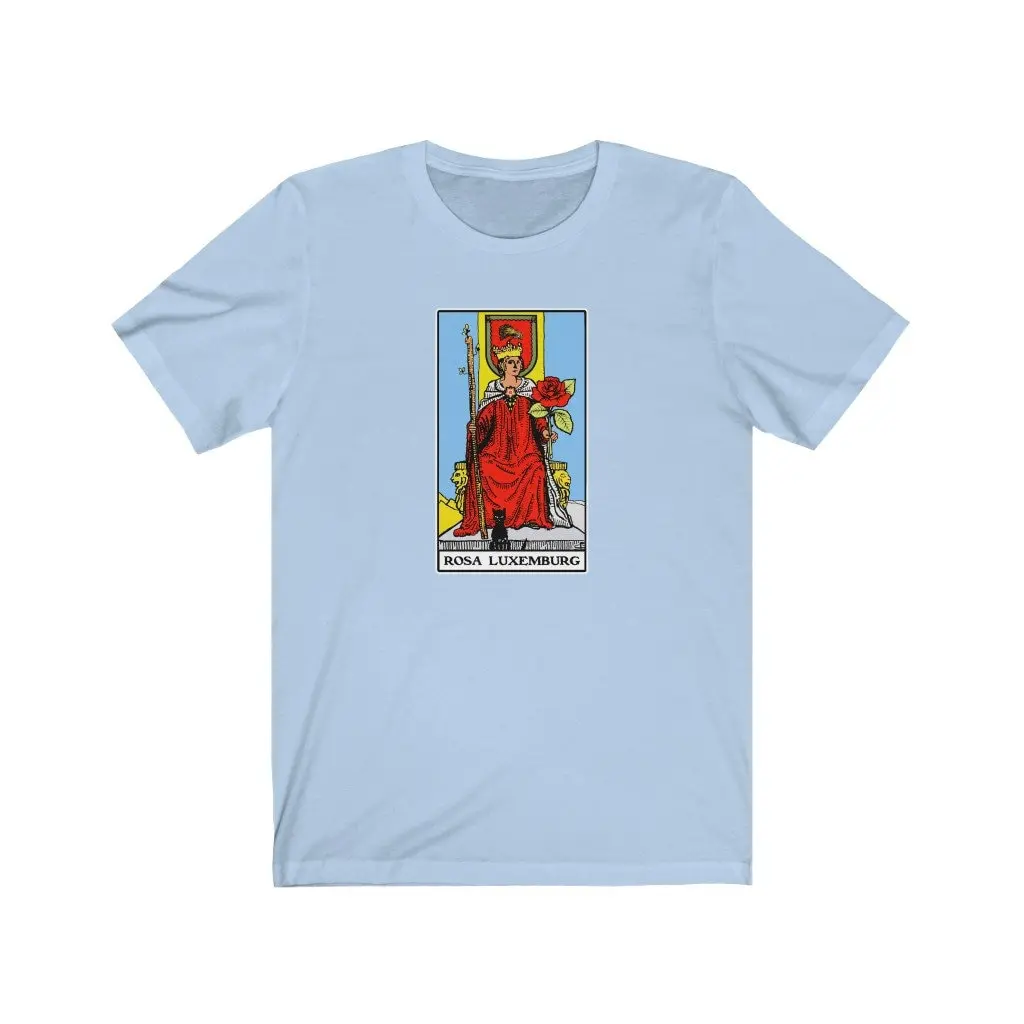 T-Shirt Rosa Lussemburgo Queen Of Wands Tarot Philosophy