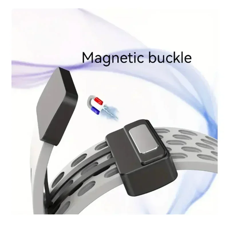 Silicone Strap with Folding Magnetic Buckle | Replacement Accessories Bracelet
