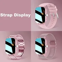 Montre connectée étanche de 1.83 pouces, avec réponse aux messages, appel, surveillance du sommeil, podomètre de sport, alertes d'information pour iPhone Android 6