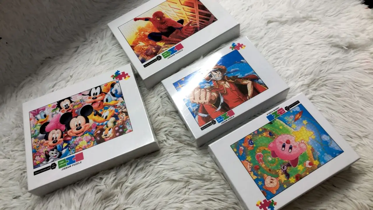 1000 Pieces Puzzle Game Gift Decoration for Disney Mickey Mouse Princess Castle Movie Characters New Series Puzzle Games 6