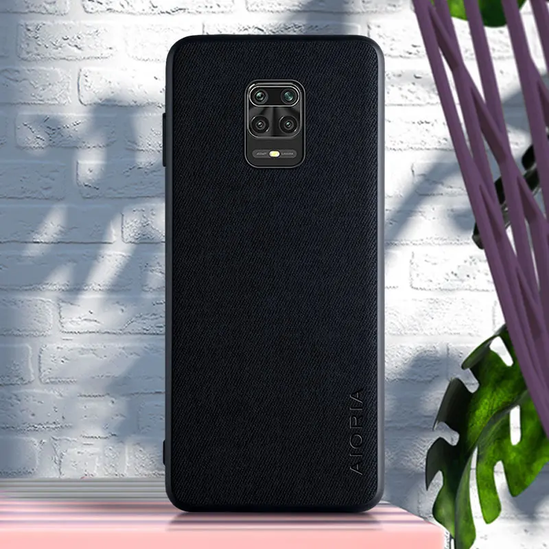 Textile Case with Soft TPU Edge & Hard PC Back - Durable 3-in-1 Material