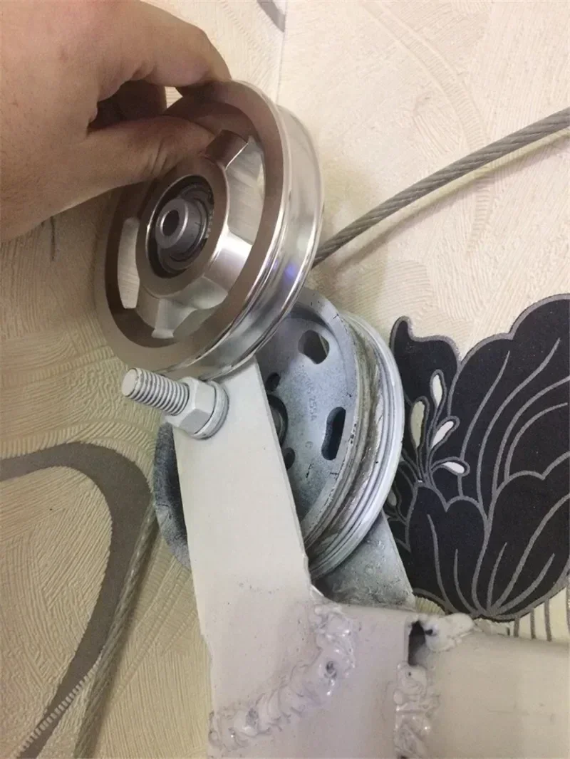 Universal Diameter 73mm 88mm 95mm 110mm 114mm Aluminium Alloy Bearing Pulley Wheel Cable Fitness Equipment Part 6