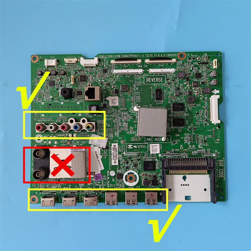 PCB Board Test EAX64797004 LG 42LA660V Main Board 47LA660V 55LA660V Motherboard 55LA740V 47LA740V 55LA690V EBT62376627 EBT62596127