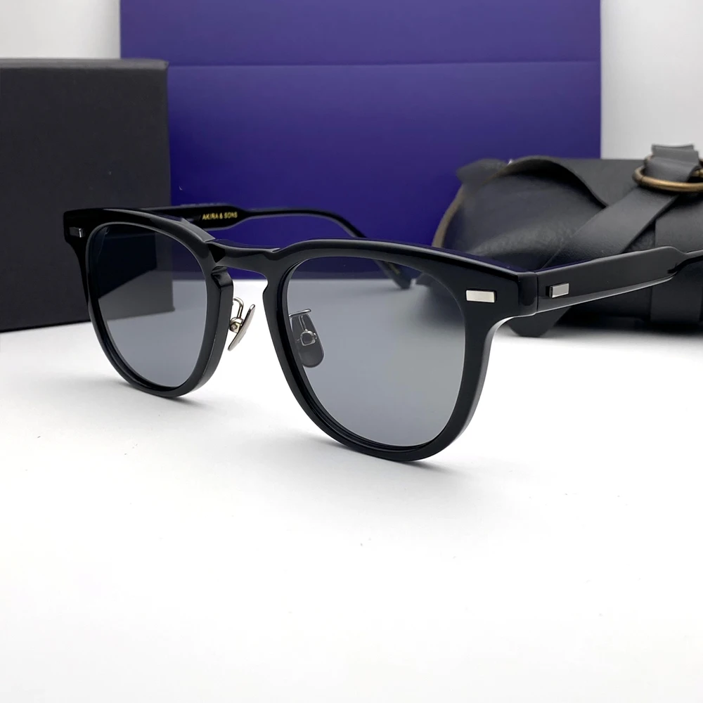 

DANN+ Sunglasses For Men Woemn Japanese Vintage Design Round Acetate Original Luxury Brand High Quality Uv400 Outdoor SUNGLASSES