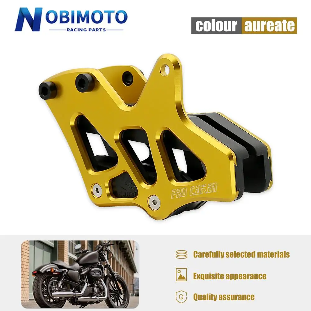 

Motorcycle CNC Rear Chain Guide Guard For Suzuki 125 250 400 400E 400SM 450 450Z RM RMZ RMX DRZ 2000-2021 Motocross Protection