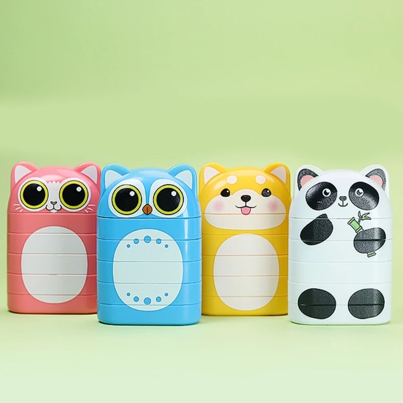 Baby Name Seal Create Multi-layer Patterns for T-Shirt Uniform Bag Books Name Stamp for Kids