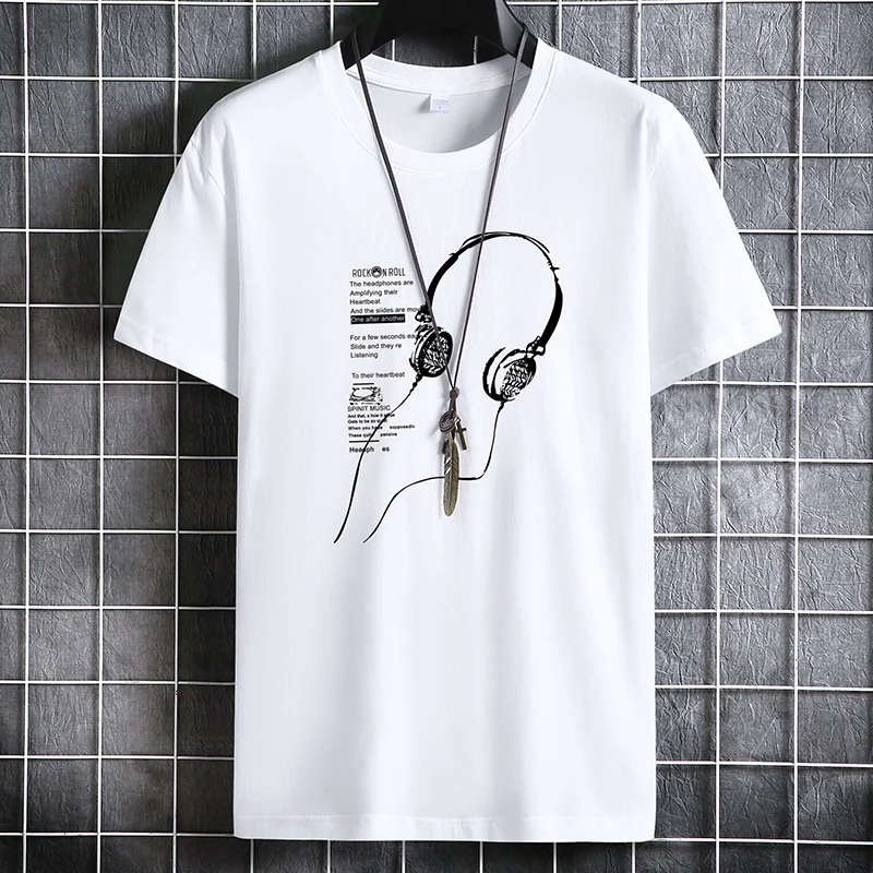 2022 New Men's T shirt Summer Clothes Males Cotton O Neck Men Clothing ...