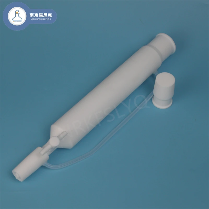 PTFE 정압 분리 깔때기, 액체 분리 추출용, 폴리테트라 플루오로 폴리테트라 플루오르 분리 깔때기, 250ml