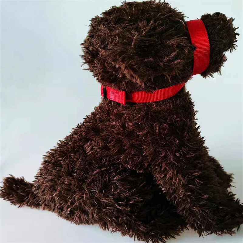 Training Durable Dog Muzzle Adjustable Comfortable Anti-bite Muzzle Cross Dog Head Ring Solid Color Anti-barking dog muzzle