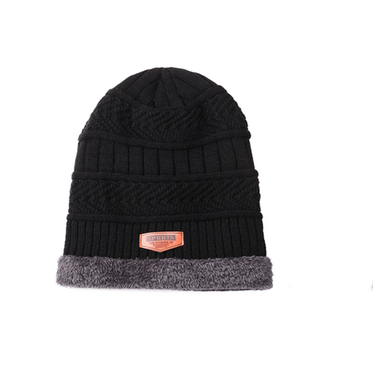 Winter Accessories 3pcs/Set Warm Plush Lined Knit Beanie Scarf & Gloves Set