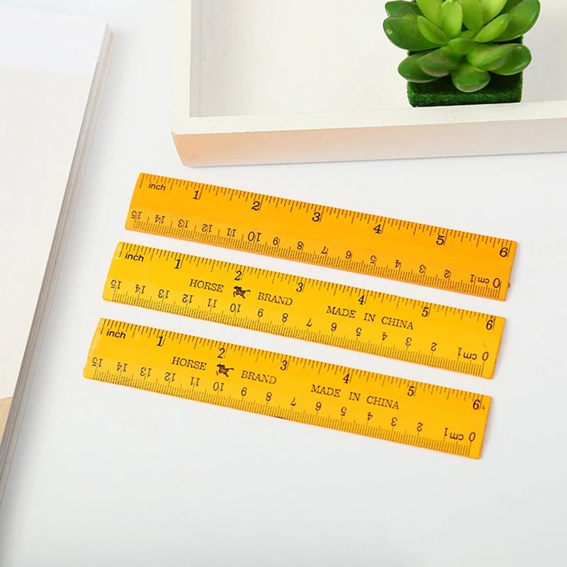 15/20/30cm Wooden Straight Rulers Drawing Tool Desk Accessories Student Teacher Stationery School Office Supplies ruler set,drawing ruler,straight ruler