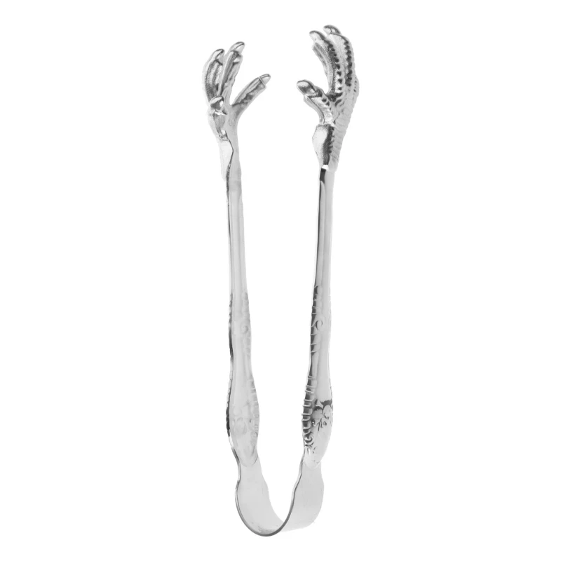 Y3NA Claw Sugar Tong Stainless Steel Ice Tongs for Teas Coffee Bar Kitchen