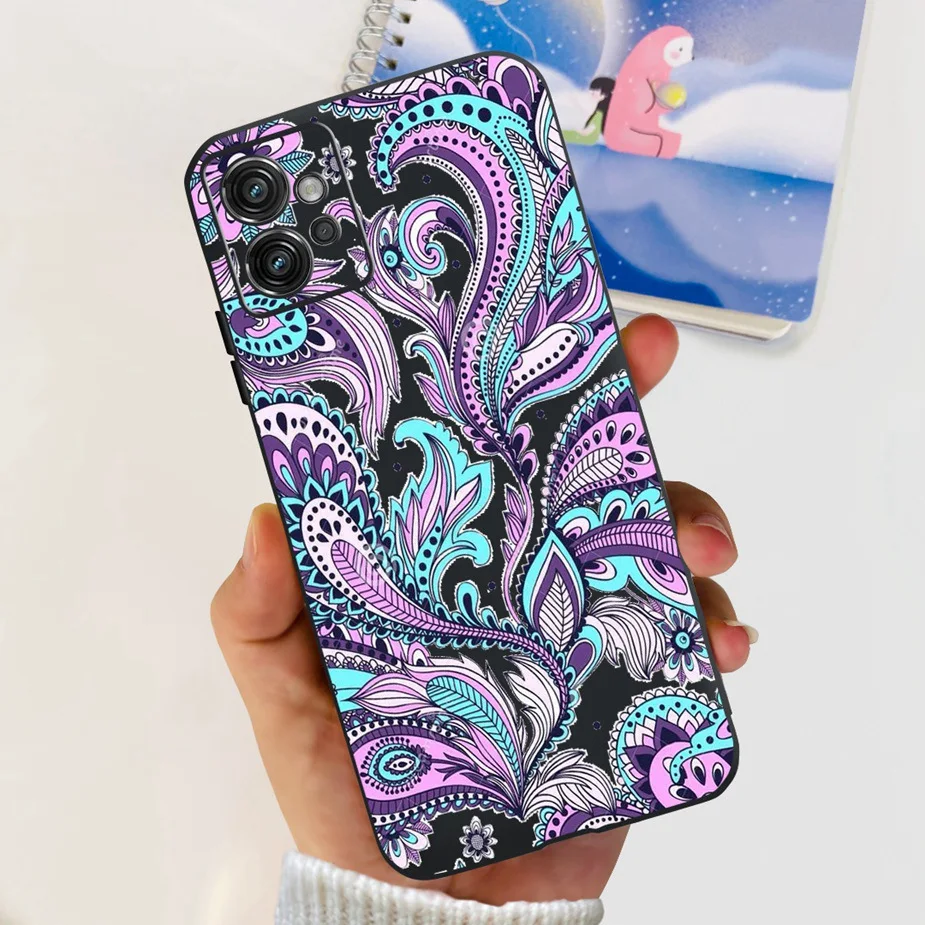 Cute Cat Butterfly Soft Silicone Phone Case, 6.5'' Coque