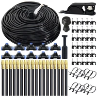 5-20M DIY Free Bending Universal Spray Kit Patio Misting Cooling Humidification Sprayer Garden Flowers Plant Watering Irrigation 2