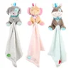 Baby Soothe Appease Towel Stuff for Newborns Cartoon Animal Soft Soothe Towel Comforter Plush Baby Toy for Stroller 0-12 Months 1