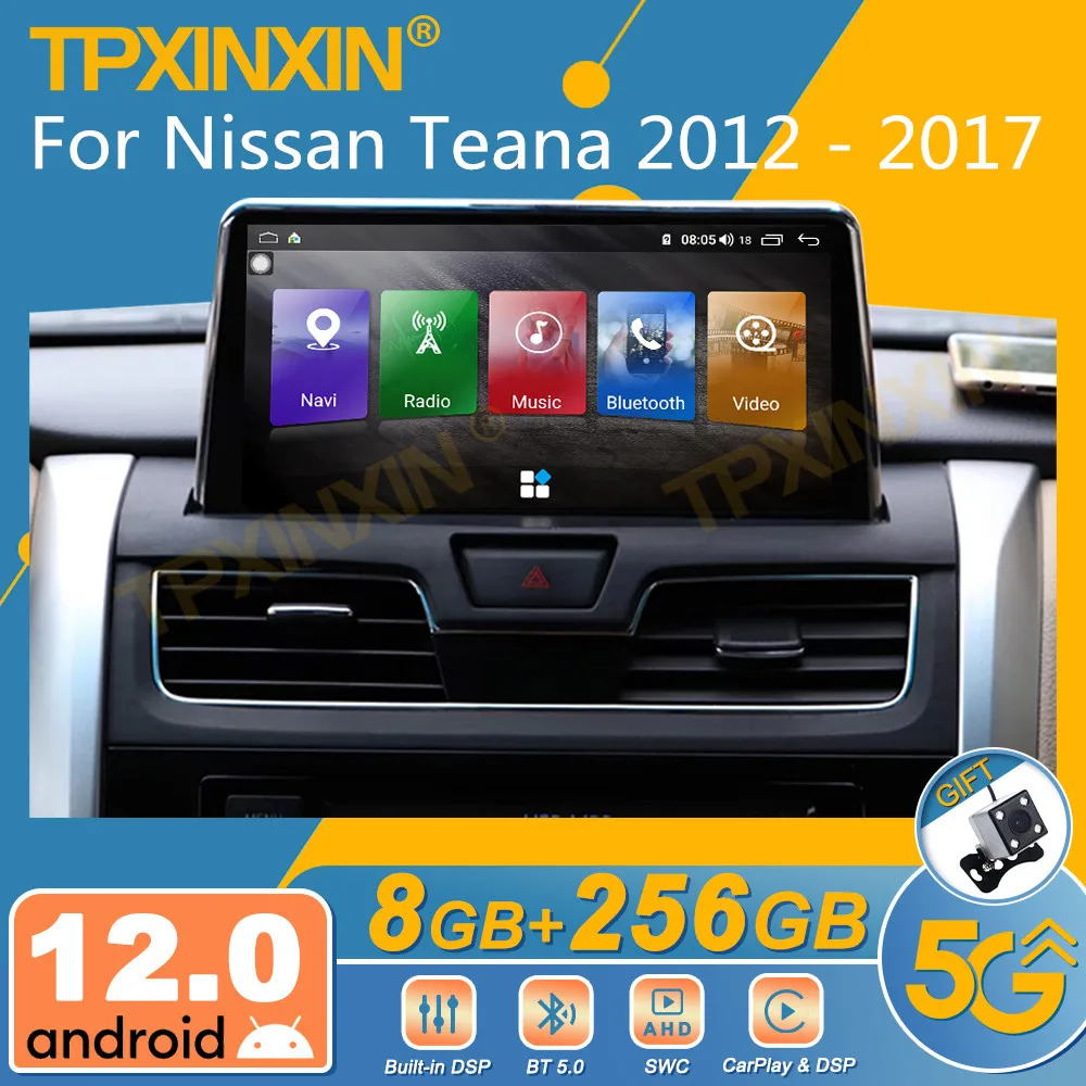 

For Nissan Teana 2012 - 2017 Android Car Radio Screen 2din Stereo Receiver Autoradio Multimedia Player Gps Navi Head Unit