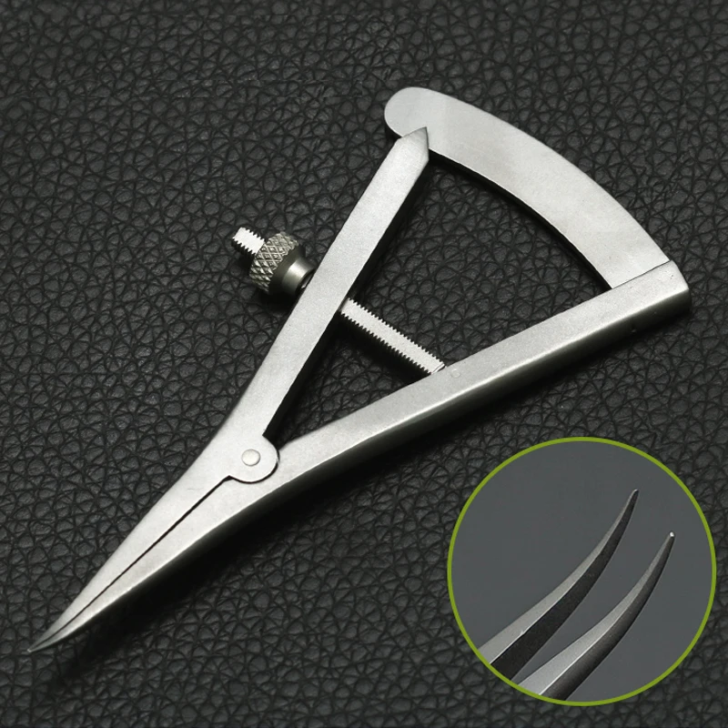 Castroviejo Caliper 20mm Screw adjustment Caliper ophthalmic surgical instrument