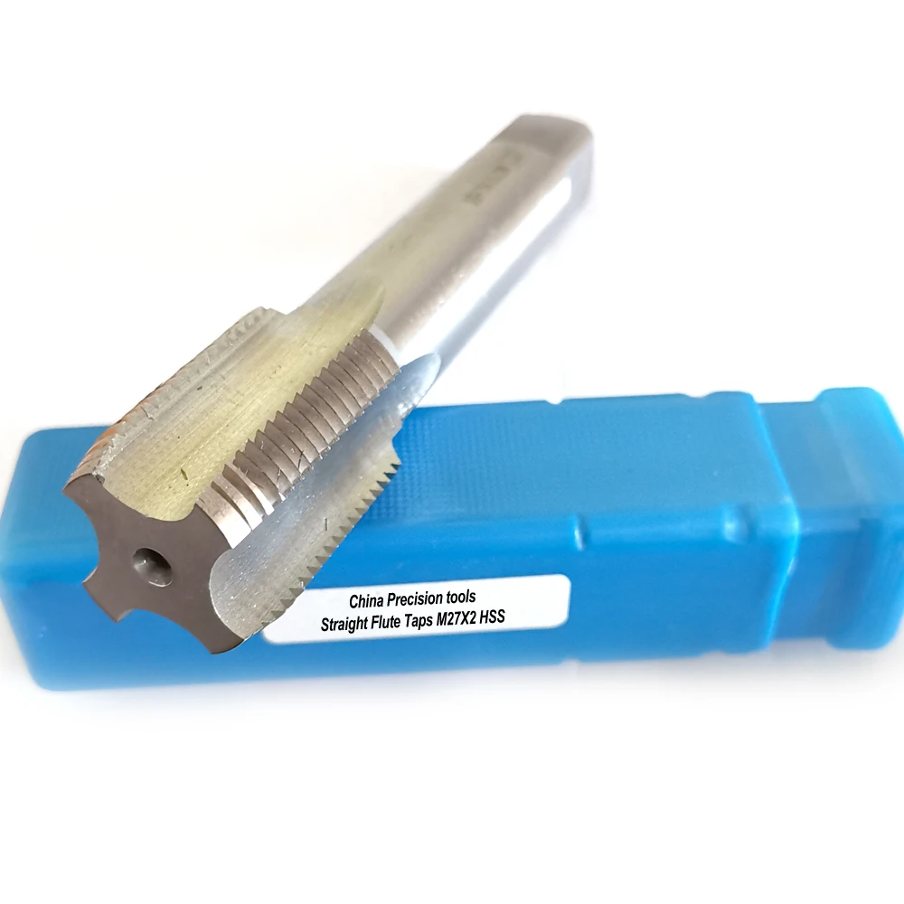M27 X 2mm Pitch HSS Metric Tap Set – Taper & Plug, Right Hand Thread, 27mm (US Stock)