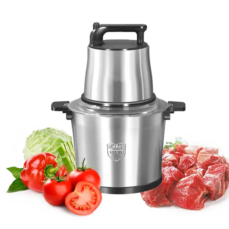 

6L 10L Household Commercial Meat Grinder blender Chopper Electric Mincing Machine Food Processor Stainless Steel