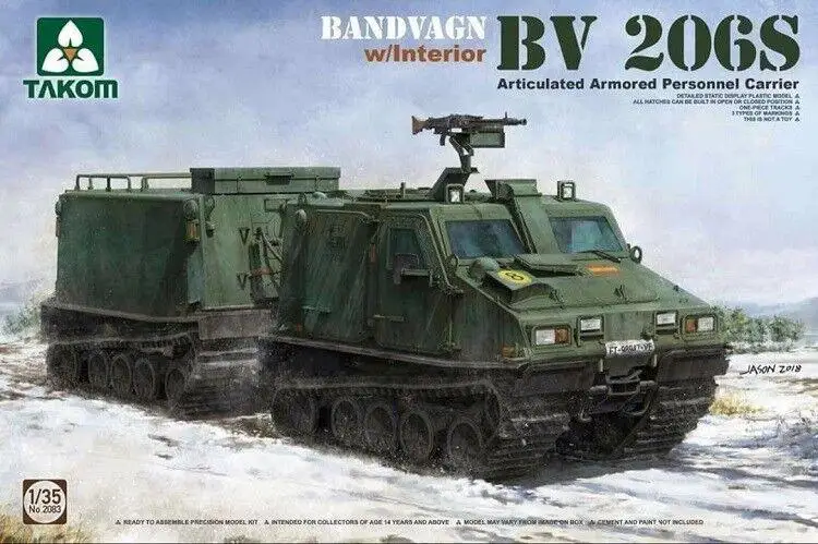 

TAKOM 2083 1/35 Scale BV 206S BANDVAGN w/Interior assemble