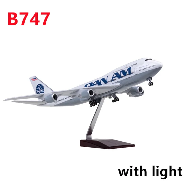 747 Model Airplane Pan Am 1:150 B747 Diecast Metal Panam Model