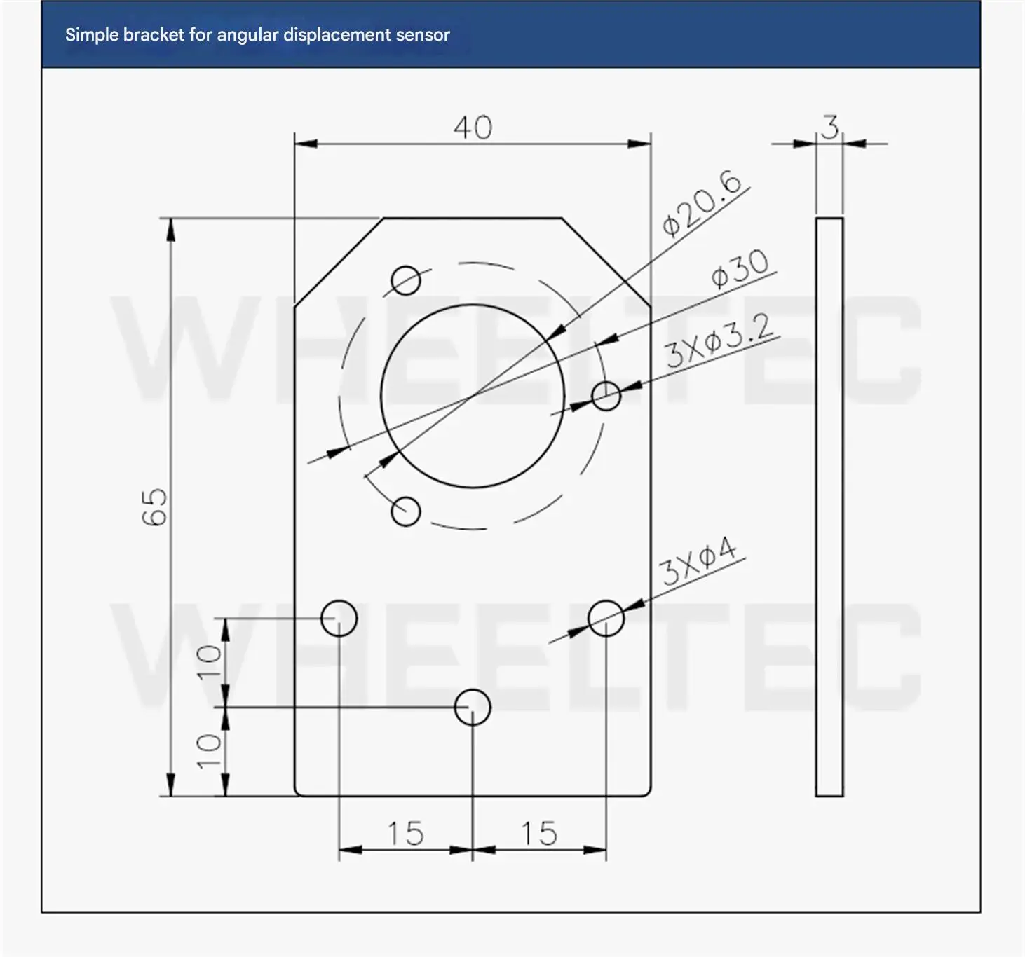 WHEELTEC WDD35D4 angular displacement sensor, absolute angle output, infinitesim