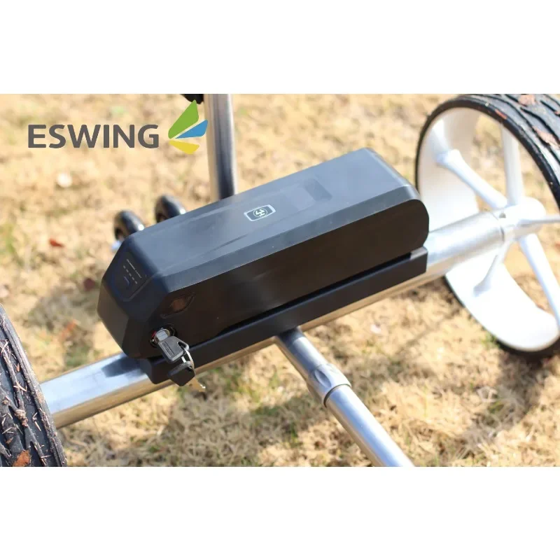 Long Distance 24V 10Ah Li-ion Battery Follow Electric Golf Foldable Trolley with Remote Control