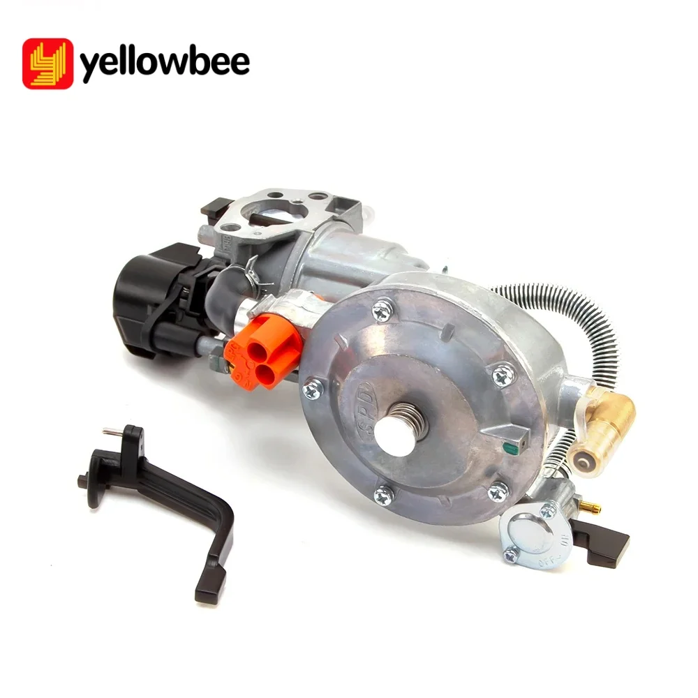 P19B 168FB 170F RQF80B-5.3-001 주파수 변환 LPG 기화기 3KW 6.5HP 가솔린 발전기 이중 연료 기화기 (가스켓 포함)