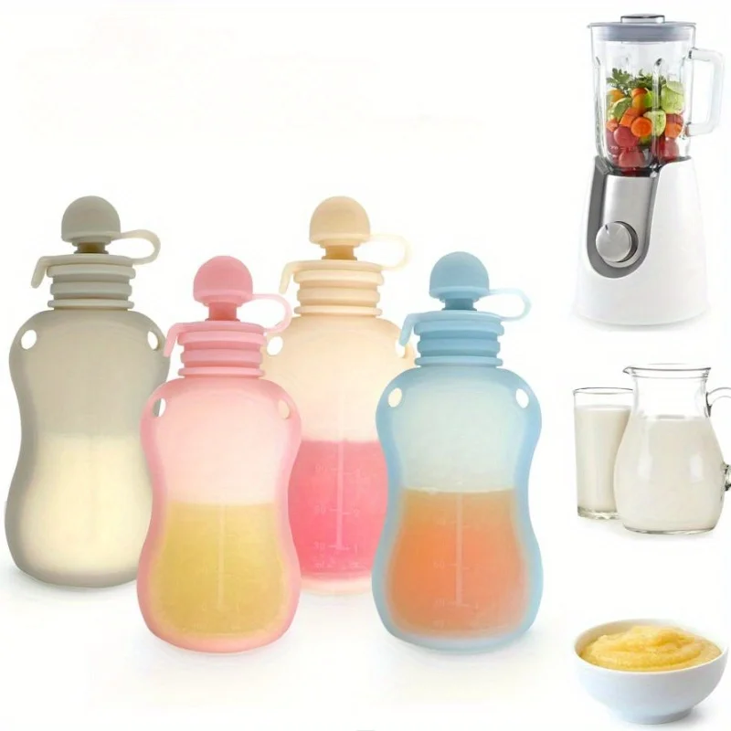 Silicone Breast Milk Storage Bag 5.07oz Reusable