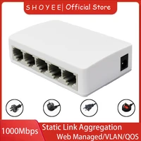 Switch Gigabit Ethernet de 5 Puertos | Escritorio 10/100/1000Mbps