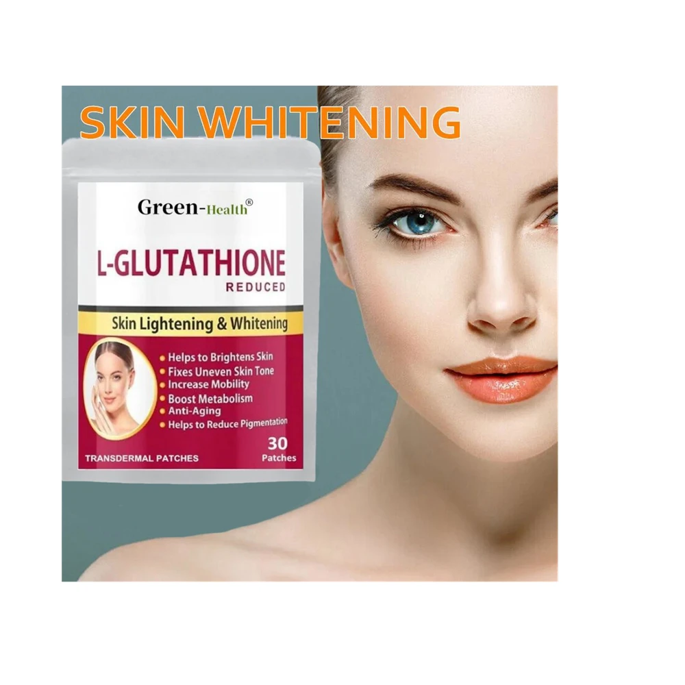 30 Patches L-Glutathione Transdermal Patches Skin Whitening and Lightening with Vitamin C & E, Biotin One Month Supply 30 Patches L-Glutathione Transdermal Patches Skin Whitening and Lightening with Vitamin C & E, Biotin One Month Supply