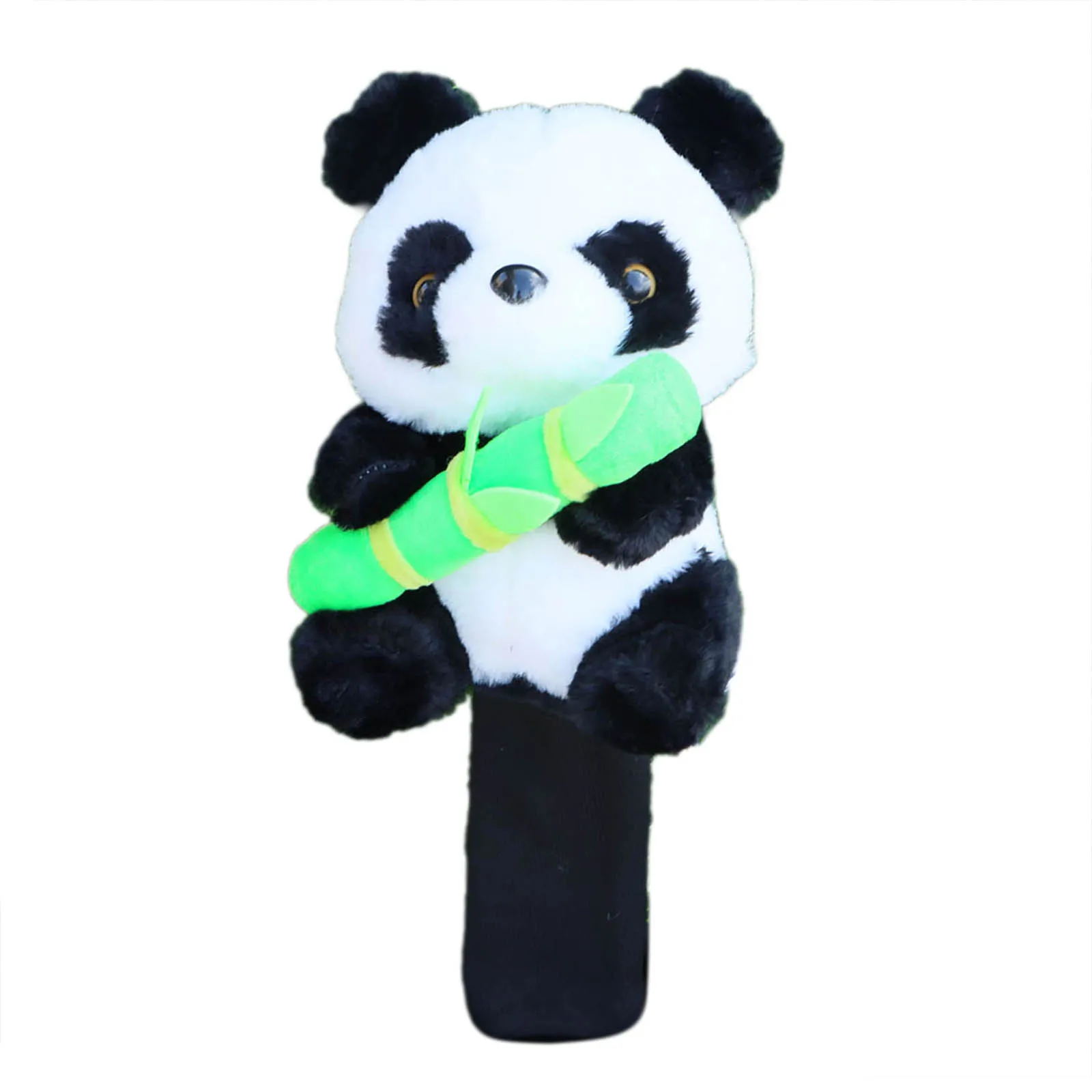 플러시 팬더 골프 헤드 커버 세트, 골퍼 선물용 동물 디자인 드라이버/페어웨이 보호 헤드커버