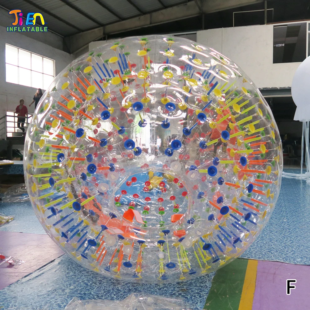 Free air Shipping to door PVC zorb Rolling Ball On Grass Inflatable Bumper Ball/ Zorb Ball/Inflatable Human Hamster Balls 4