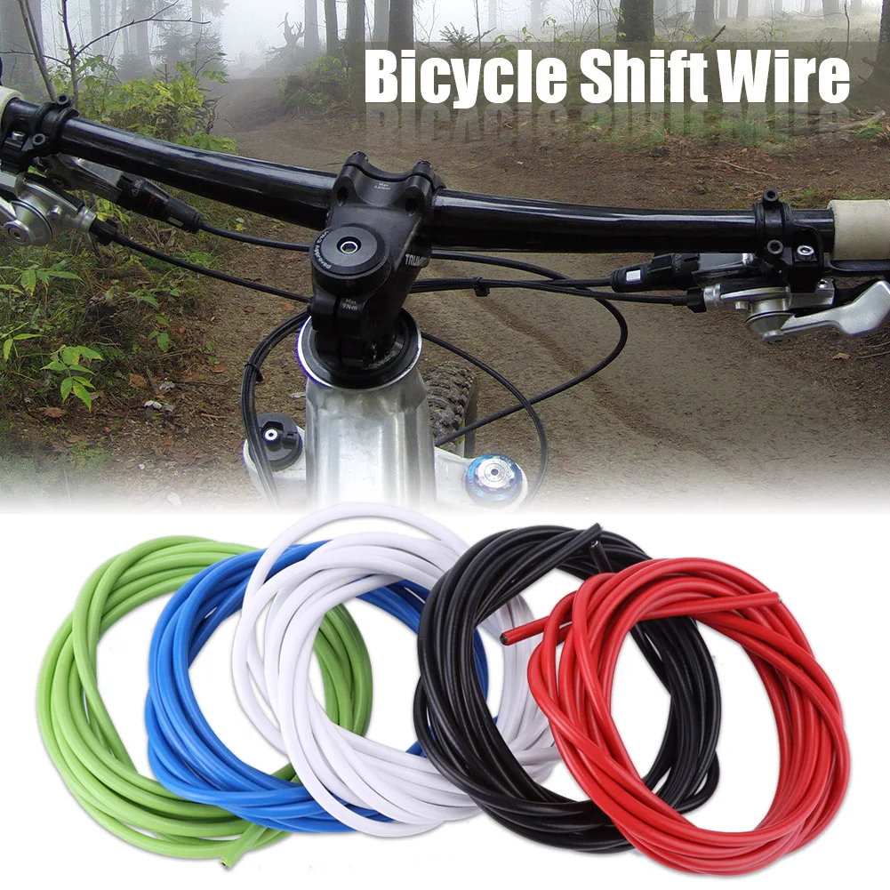 Bike Shifting Gear,Bike Cable 4mm Bicycle Shifting Cable Bike Wires for Road MTB Bikes Replacemet Acessory Kit