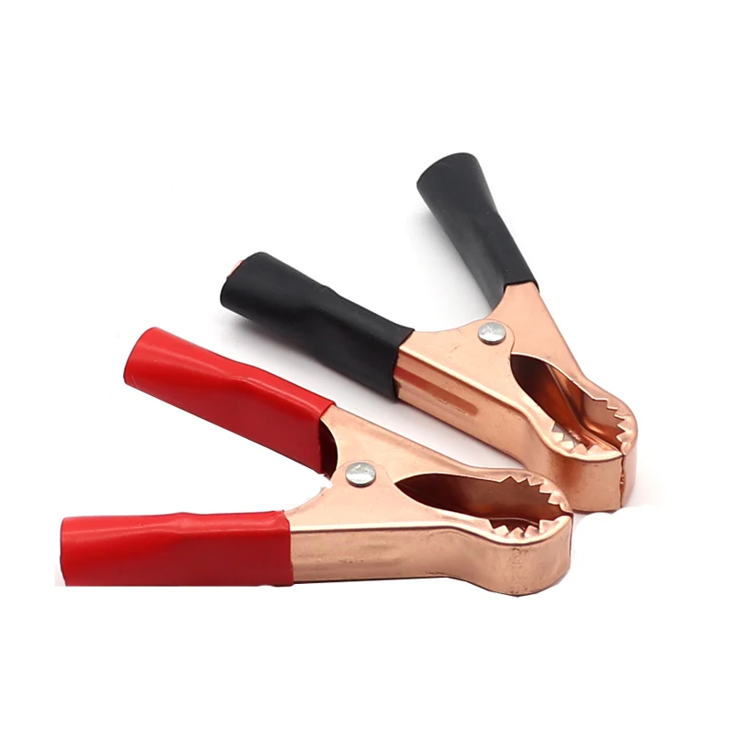 50A Alligator clip Car Lead Clips Alligator Clips Connector Plug Power 2PCS alligator clips