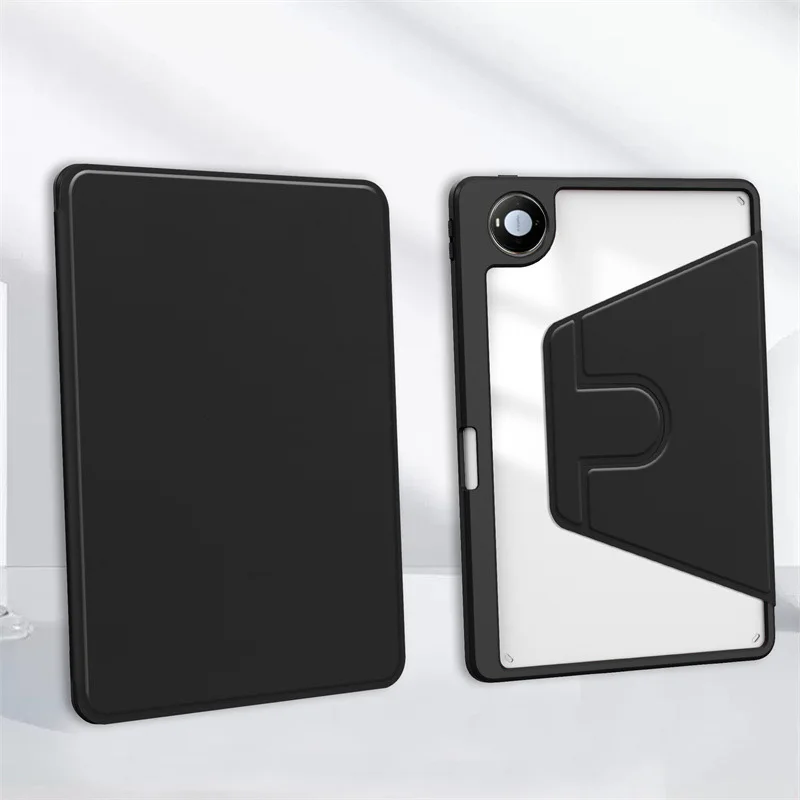 Rotating Acrylic Case with Pencil Holder