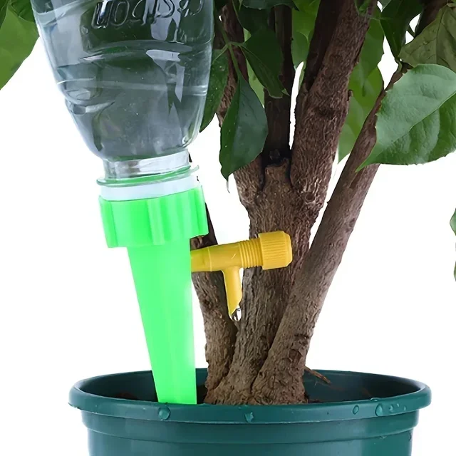 1Pc, Self Plant Watering Spikes Auto Drippers Irrigation Devices Vacation Automatic Plants Water System with Adjustable 2