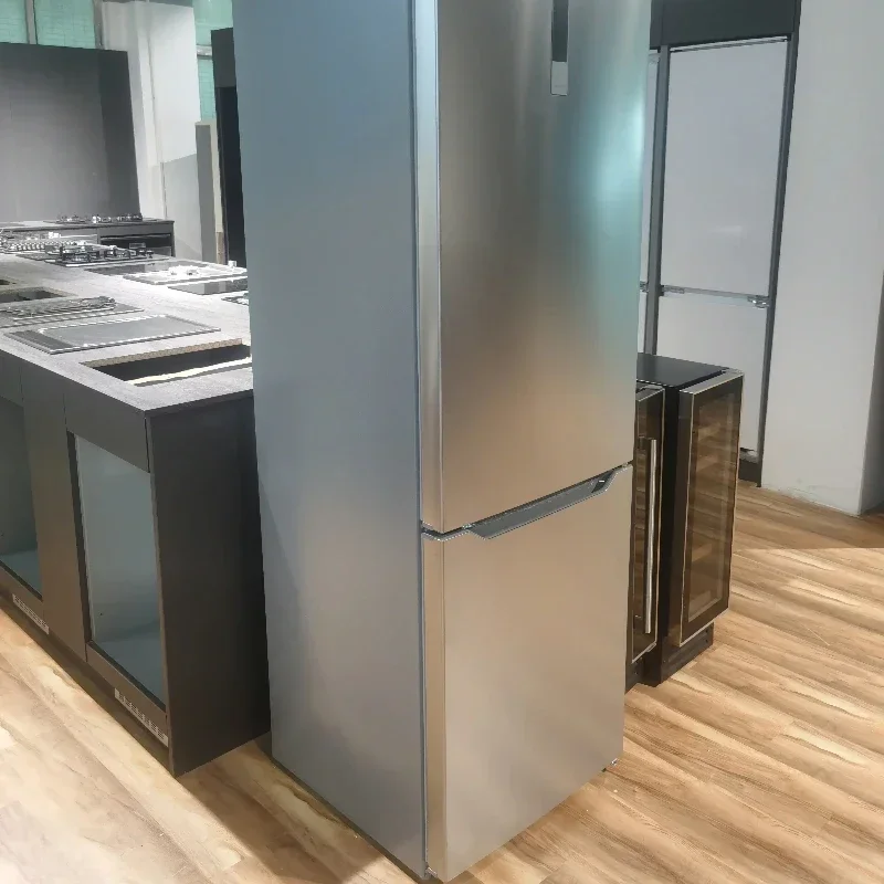 310L Freestanding Refrigerator Fridge 224L+Freezer 86L,Silver 3