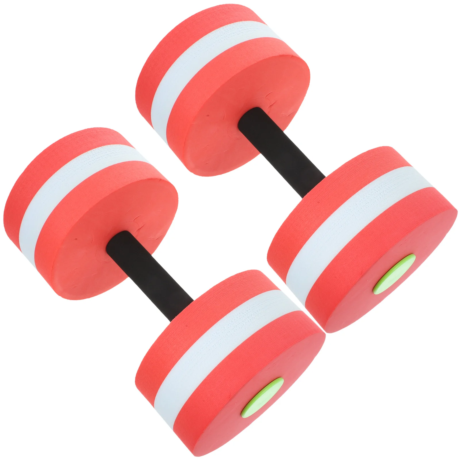 2 Pcs Water Aerobics Dumbbells EVA Floating Fitness Barbell Aquatic Barbells Swimming Equipment Lightweight